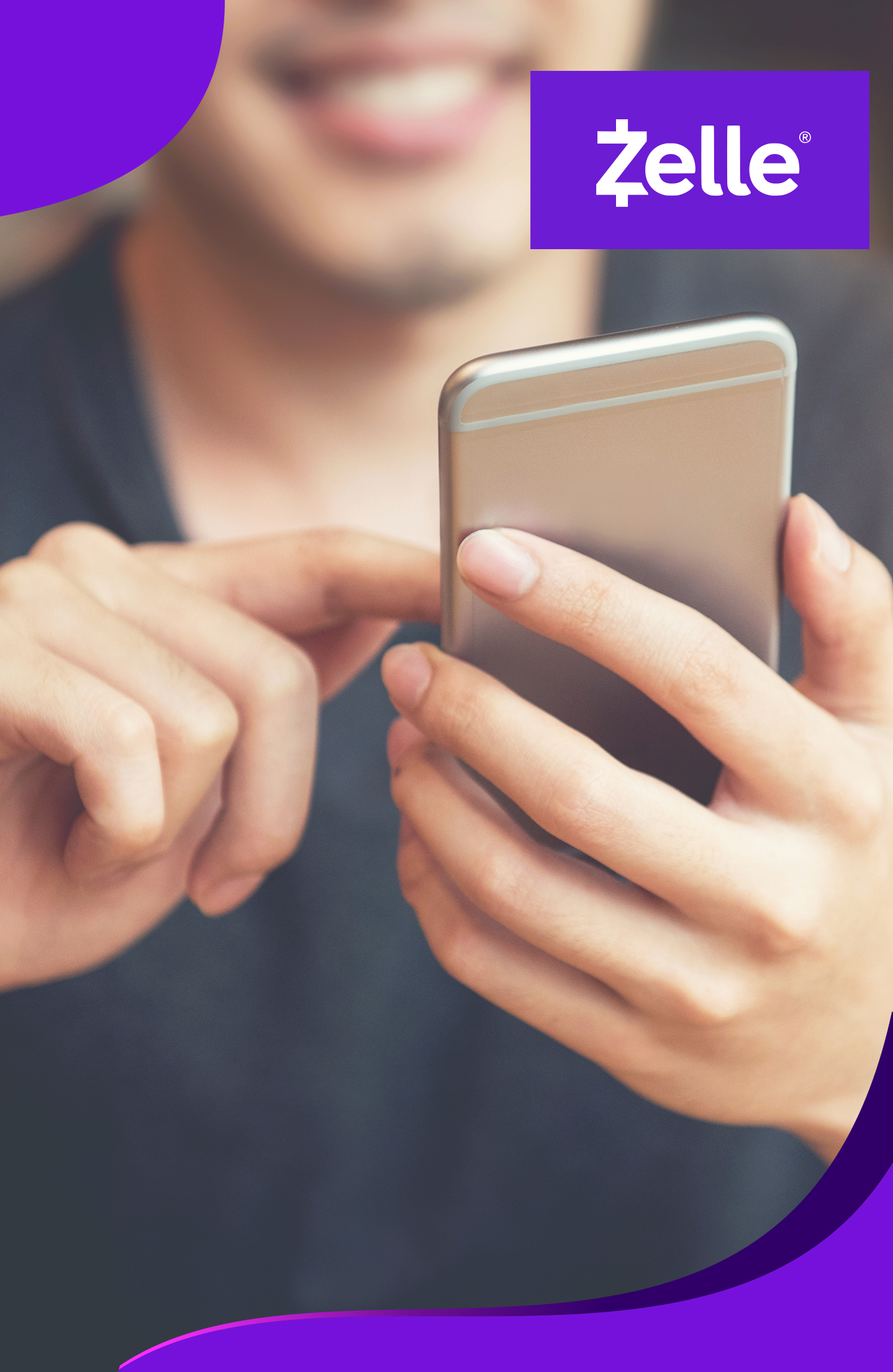 Zelle A fast and easy way to send money right from your account.